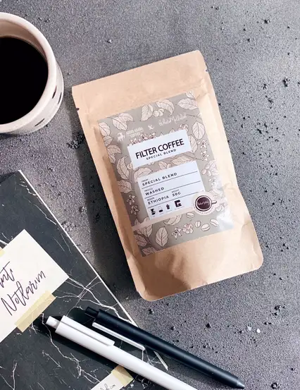 Filtre Kahve - Relax Gri Special Blend Filter Coffee Addis Ababa Coffee 50 gr.