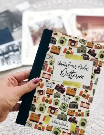 Güneşi Selamla Ayçiçeği Unutulmaz Anların Olsun Defterli Hediye Kutusu Seti