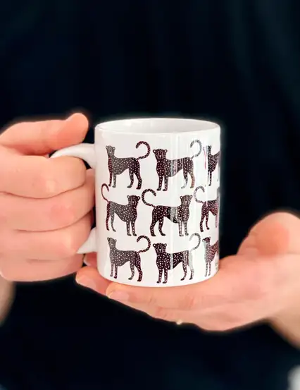 Tropikal Tiger Pattern Hediye Kupa Bardak