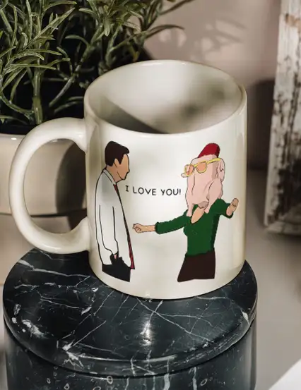 Friends Monica Ve Chandler Hediye Kupa Bardak
