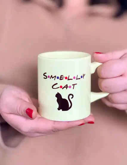 Friends Smelly Cat Hediye Sarı Kupa Bardak