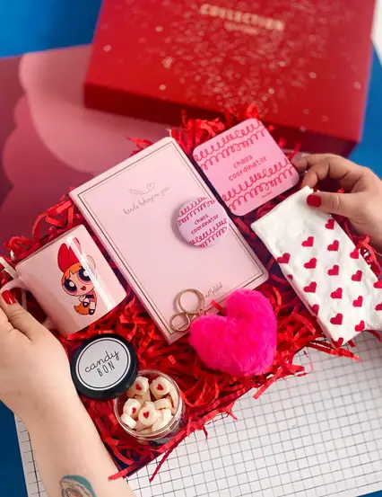 Powerpuff Girls Blossom Motivasyon Pembe Hediye Kutusu Seti