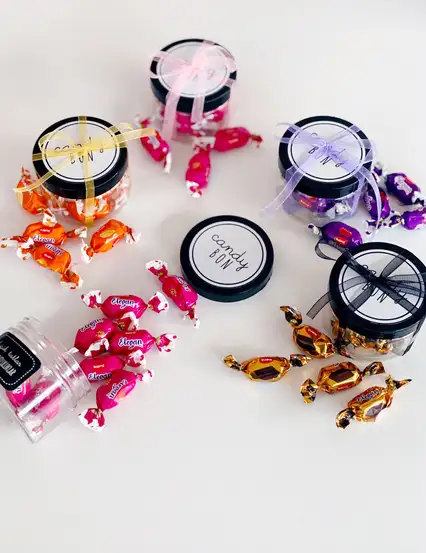 Candybon Kent Elegan Turuncu Portakallı Bayram Şekeri