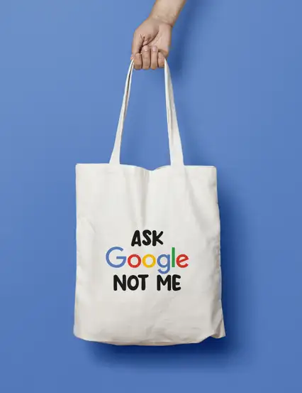 Ask Google Not Me Hediye Bez Çanta