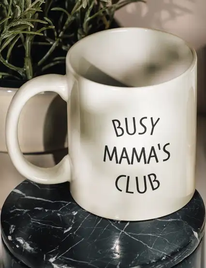 Busy Mama's Club Meşgul Anneye Hediye Kupa Bardak