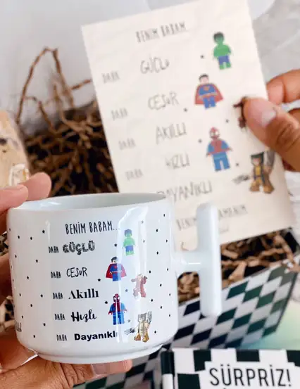 Kahraman Babaya Babalar Günü Hediye Kutusu Seti