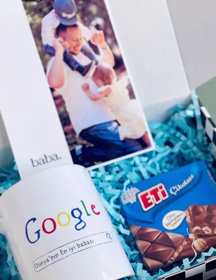 Google Onaylı Dünyanın En İyi Babasısın Çikolatalı Babalar Günü Hediye Kutusu Seti
