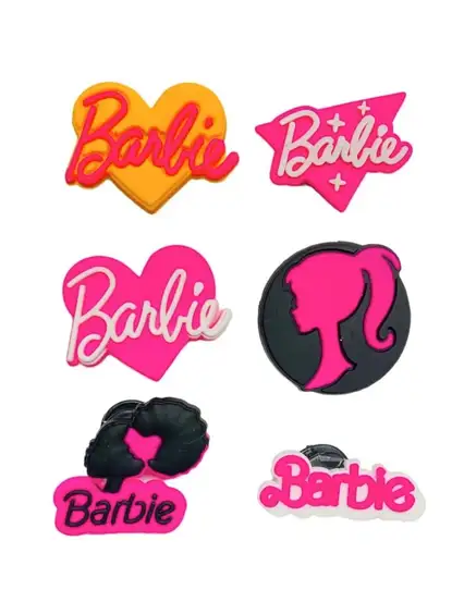Barbie Jibbitz Crocs Terlik ve Bileklik Süsü Seti