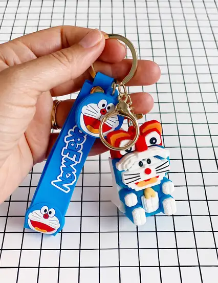 Anahtarlık Çanta Aksesuarı - Doraemon Manga Şans Kedisi