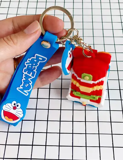 Anahtarlık Çanta Aksesuarı - Doraemon Manga Şans Kedisi