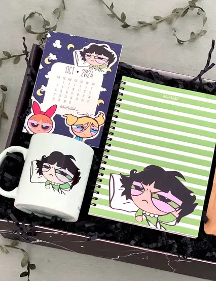 Powerpuff Girls Uykusuz Buttercup Hediye Kutusu Seti