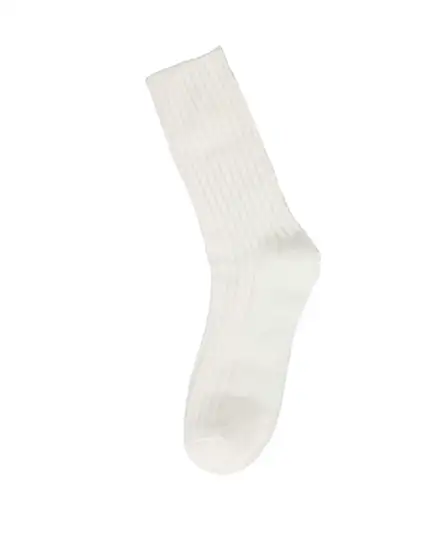 Çorap N023 - Bolero Ekru Kaşmir Dokulu Kadın Kışlık Çorap