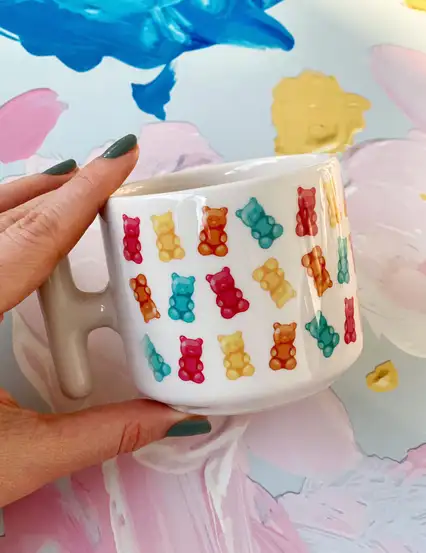 Jelibon Ayıcık Gummy Bear Hediye Kupa Fincan