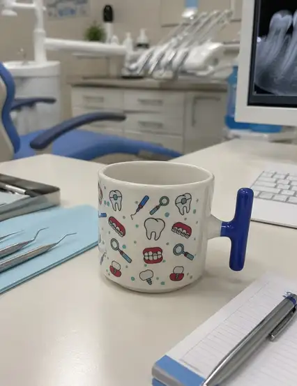 Diş Hekimine Hediye Kupa Fincan