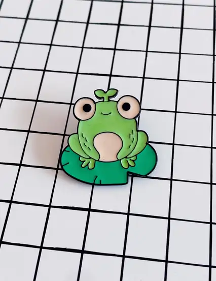 Küçük Yeşil Kurbağa Hediye Rozet