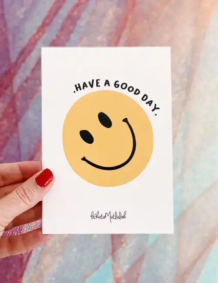 Have A Good Day Motto Kartı Kartpostal