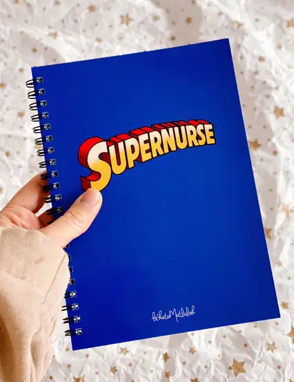 N191 Süper Hemşire A5 Spiralli Defter