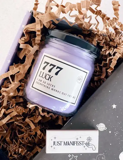 Manifest 777 Luck Lila Kokulu Kavanoz Mum