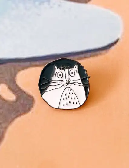 Şaşkın Kedi Rozet