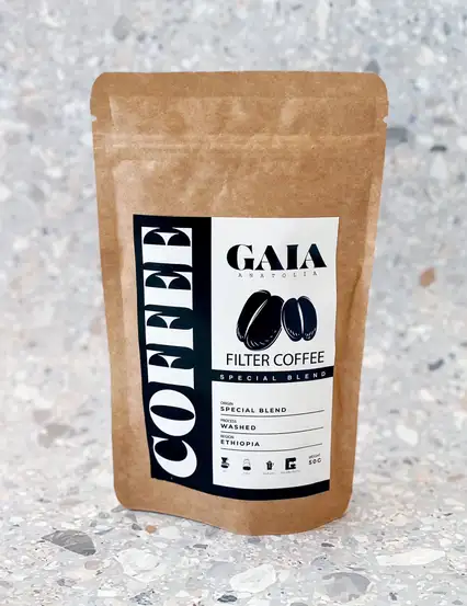 Filtre Kahve - Cool Black Special Blend Filter Coffee Gaia Anatolia 50 gr.