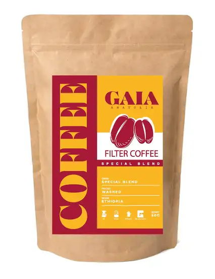 Futbolsevere Filtre Kahve - Galatasaray Filter Coffee Gaia Anatolia 50 gr.