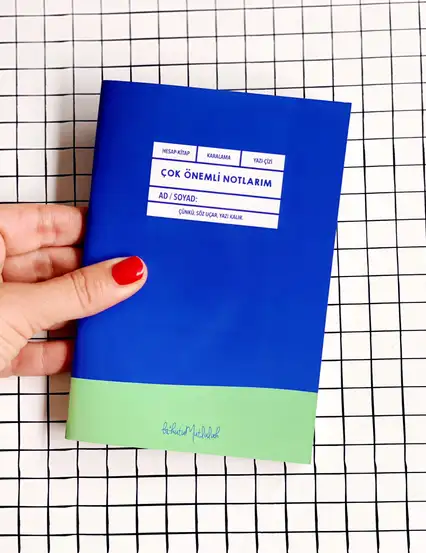 Çok Önemli Notlarım Mini Defter A6 Not Defteri