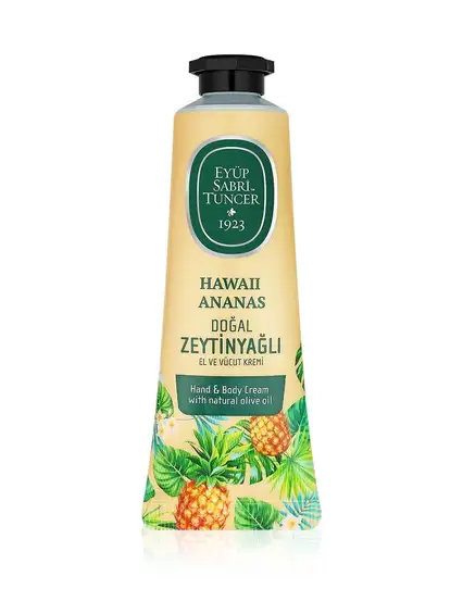 Hawaii Ananas Doğan Zeytinyağlı El Kremi 50ml Eyüp Sabri Tuncer