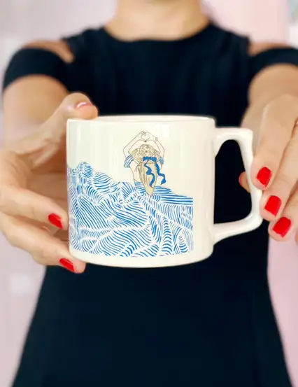 Denizi Selamla Hediye Kupa Fincan