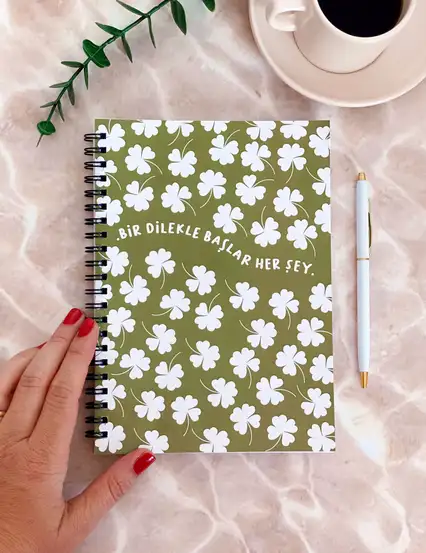 N213 Bi Dilekle Başlar Her Şey A5 Spiralli Defter