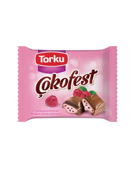 Torku Çokofest Frambuaz Dolgulu Çikolata 60 G