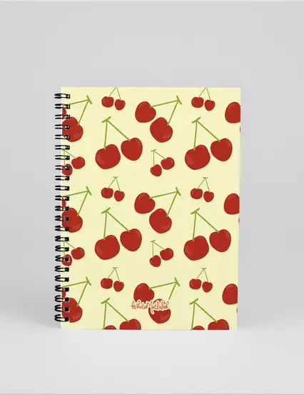 N216 Kirazlı A5 Spiralli Defter