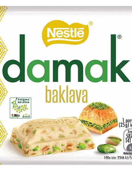 Nestlé Damak Çikolata Baklava 60G