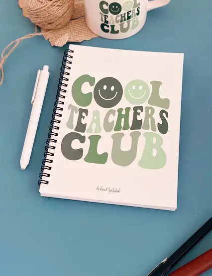 Cool Teachers Club Öğretmen Spiralli Defter