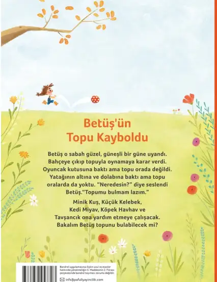Betüş’ün Topu Kayboldu Çocuk Kitabı