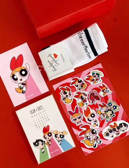 Yakın Arkadaşlar Powerpuff Girls Yılbaşı Hediye Kutusu
