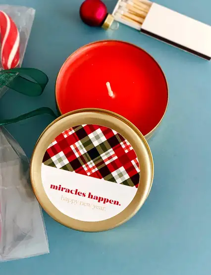 Miracles Happen Yılbaşı Hediyelik Mum