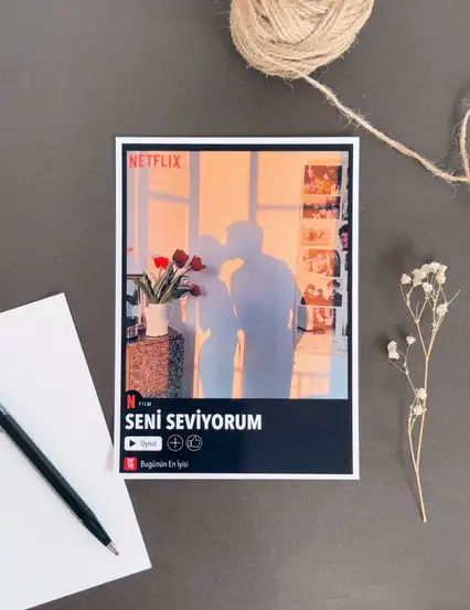 Netflix Kişiye Özel Fotoğraf Baskısı 13x18 cm