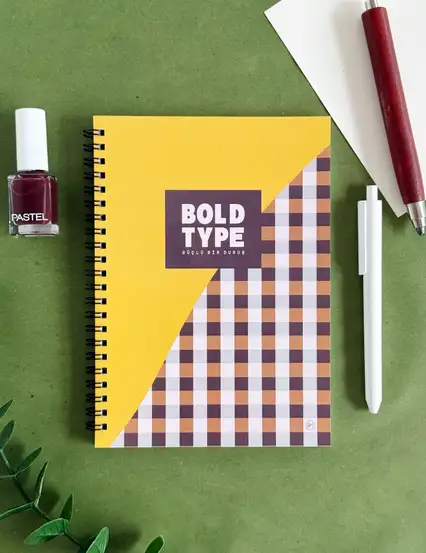 Bold Type Spiralli Defter