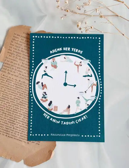 Ahenk Her Yerde Motto Kartı Kartpostal