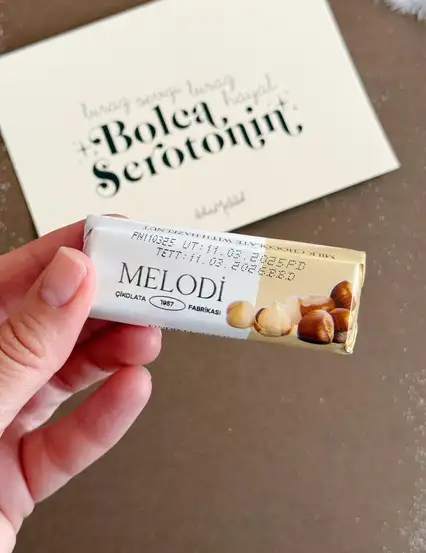 Melodi Fındıklı Tablet Çikolata 22g