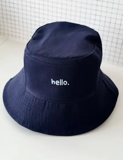 Hello Bucket Şapka