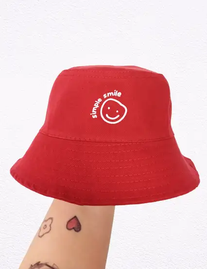 Simple Smile Bucket Şapka