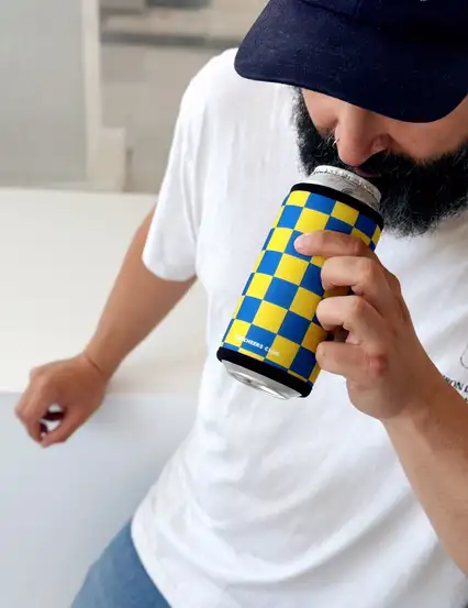 Fenerbahçe Taraftarına Soğuk İçecek Kılıfı Yalıtımlı Sleeve