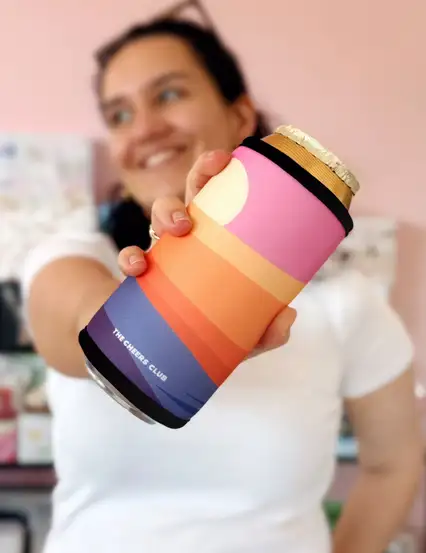 Gün Batımı Soğuk İçecek Kılıfı Yalıtımlı Sleeve