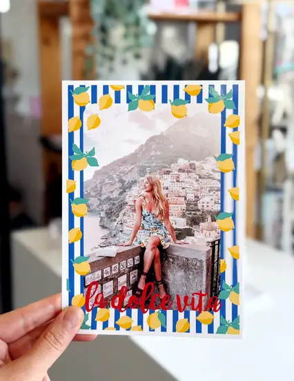 La Dolce Vita Kişiye Özel Hediye Fotoğraf Baskı 13x18 cm
