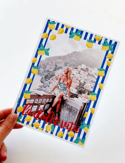 La Dolce Vita Kişiye Özel Hediye Fotoğraf Baskı 13x18 cm