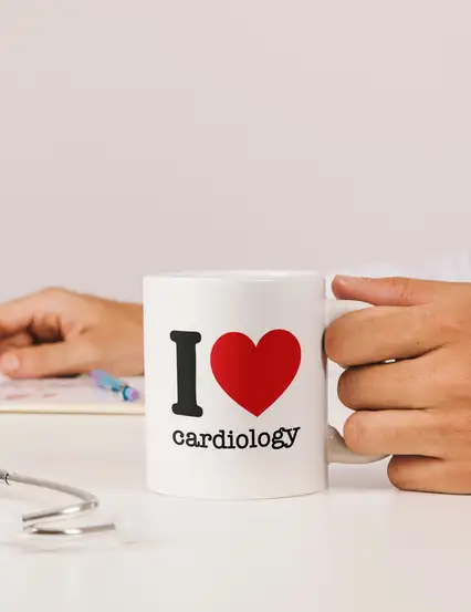 I Love Cardiology Doktora Hediye Kupa