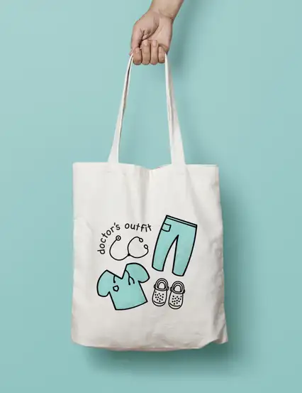 Doctor's Outfit Doktora Hediye Bez Çanta