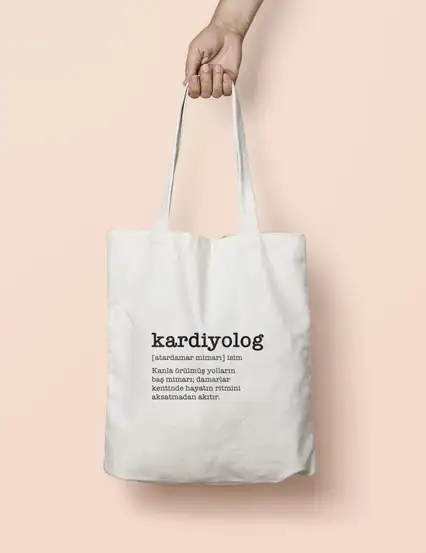 Kardiyolog Doktor Hediyesi Bez Çanta