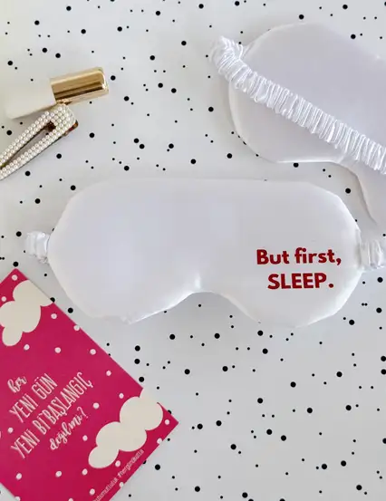 But First Sleep Saten Uyku Bandı